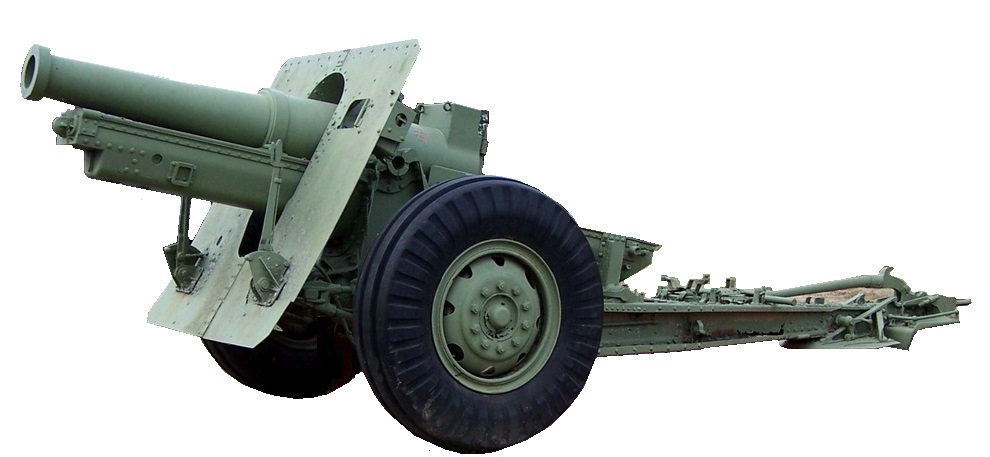 155 mm Howitzer Materiel M1918 - Militaria